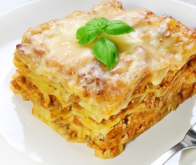 Home-made Lasagna Stock Photo 05