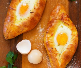 Home-made delicious snacks khachapuri Stock Photo 04