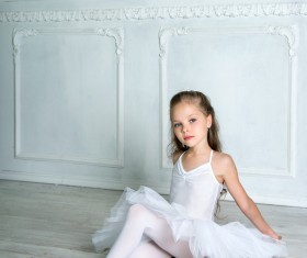 Learn to dance ballet children Stock Photo 01
