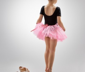 Learn to dance ballet children Stock Photo 02
