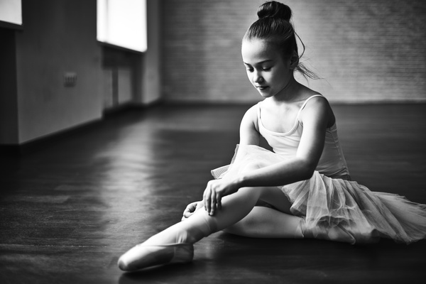 Learn to dance ballet children Stock Photo 03