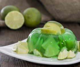 Lemon jelly Stock Photo