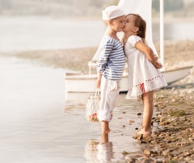 Little lovers Stock Photo