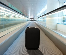 Luggage on the channel Stock Photo