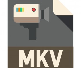 MKV Flat Icon