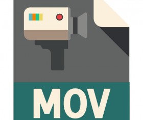 MOV Flat Icon
