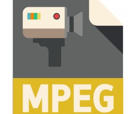 MPEG Flat Icon