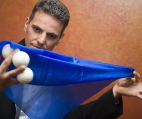 Magician juggler Stock Photo 01