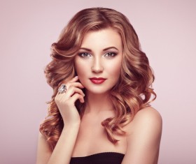 Makeup woman pose Stock Photo