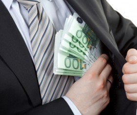 Man holding money Stock Photo 03