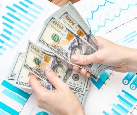 Man holding money Stock Photo 04