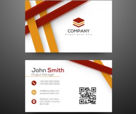 Modern business cards design vector