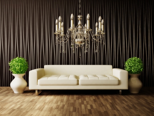 Modern interior room with stylish furniture Stock Photo 10