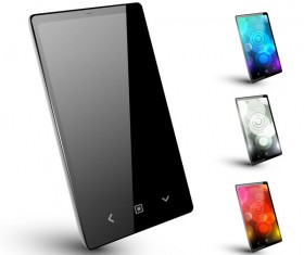 Modern mobile phone template vector