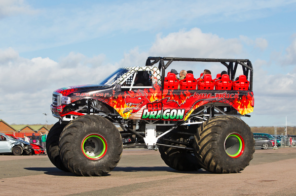 Modified Monster Truck Stock Photo 11