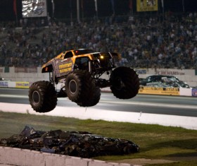 Monster Truck Race Stock Photo 01