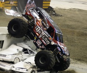 Monster Truck Race Stock Photo 02
