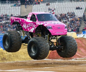 Monster Truck Race Stock Photo 07