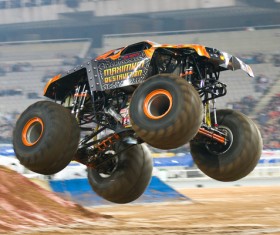 Monster Truck Race Stock Photo 08