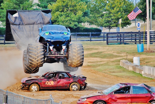 Monster Truck Race Stock Photo 11