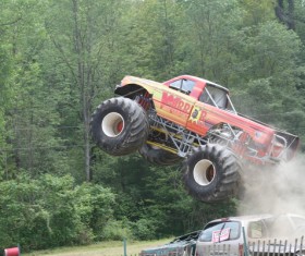 Monster Truck Race Stock Photo 12