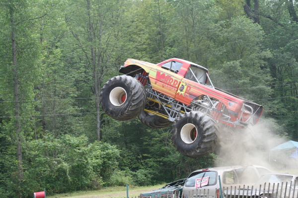 Monster Truck Race Stock Photo 12