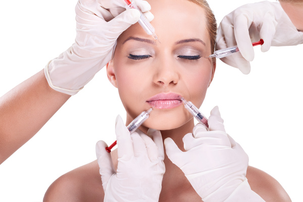 Noninvasive beauty Botox Injection Stock Photo 01