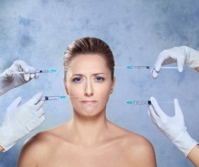 Noninvasive beauty Botox Injection Stock Photo 02