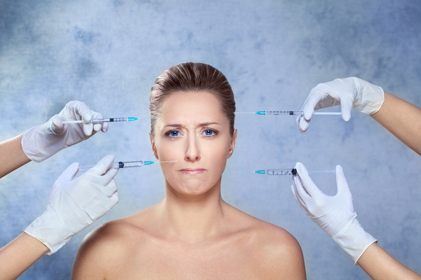 Noninvasive beauty Botox Injection Stock Photo 02