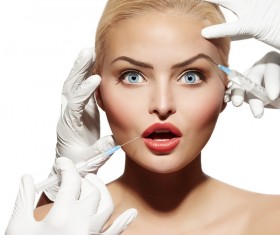 Noninvasive beauty Botox Injection Stock Photo 04