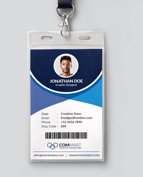 club id card template psd free download