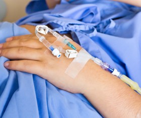 Patient infusion Stock Photo 01