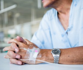 Patient infusion Stock Photo 02