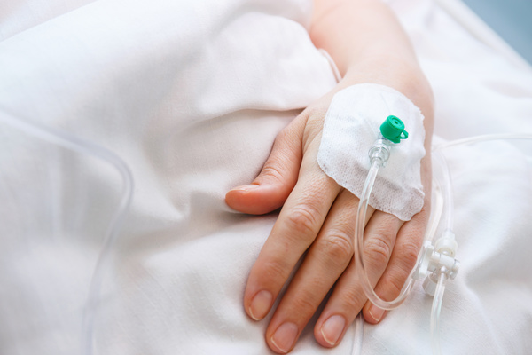 Patient infusion Stock Photo 03