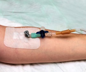 Patient infusion Stock Photo 04