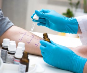 People doing medical experiments Stock Photo