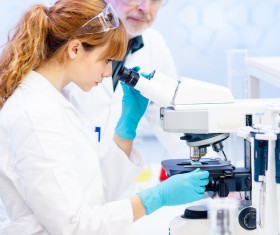 People working in the laboratory Stock Photo 08