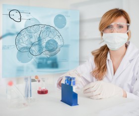People working in the laboratory Stock Photo 09