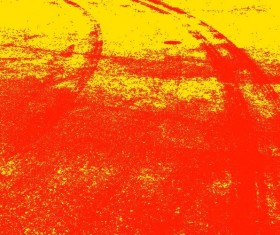 Red with yellow grunge background vector