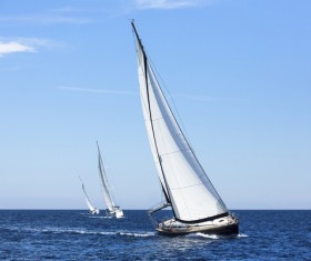 Sailboat race Stock Photo 02