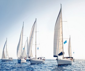 Sailboat race Stock Photo 05
