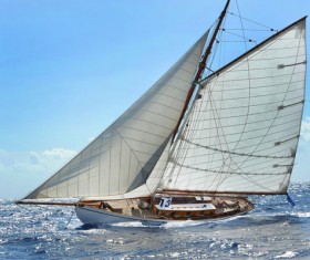 Sailboat race Stock Photo 06