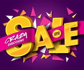 Sale background purple vector