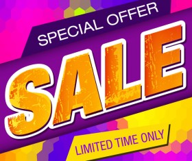 Special offer sale background grunge vector
