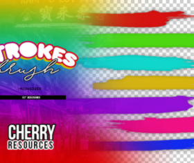 Strokes photoshop brushes