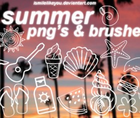 Summer Photoshop Brushes