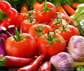 Summer fresh organic vegetables fruits Stock Photo 09