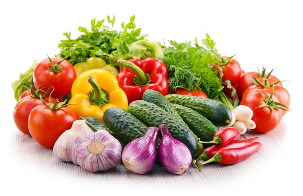 Summer fresh organic vegetables fruits Stock Photo 13