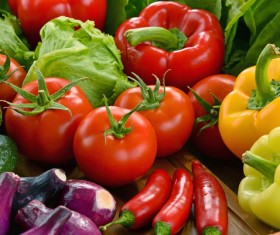 Summer fresh organic vegetables fruits Stock Photo 14