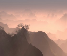 Sunrise and sunset beautiful natural landscape Stock Photo 08